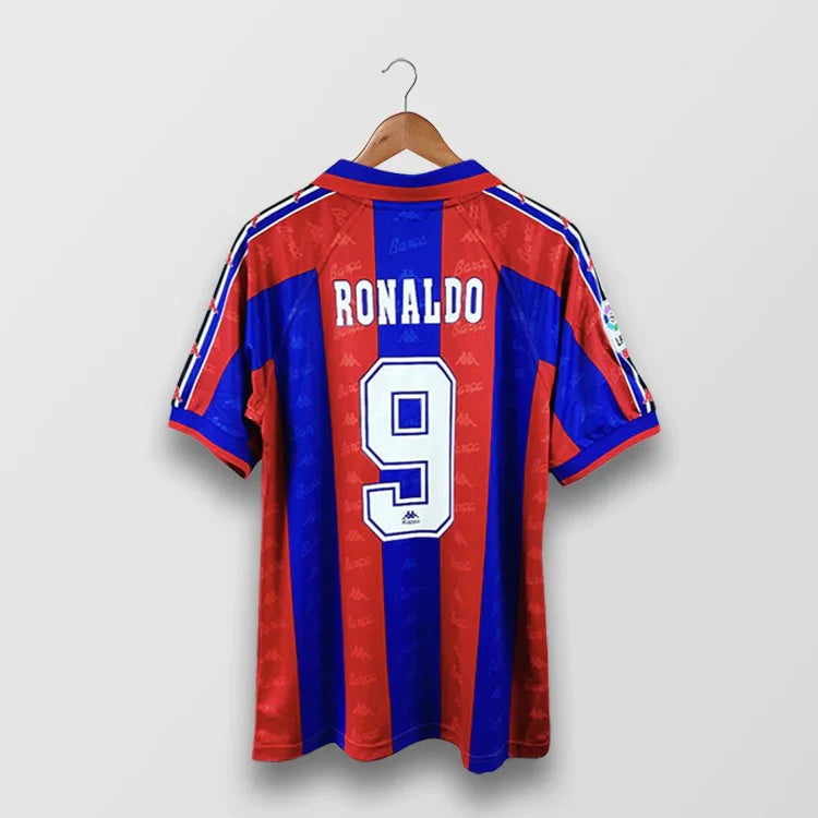 Retro Barcelona Away 96-97 Football / Soccer Shirt Jersey 