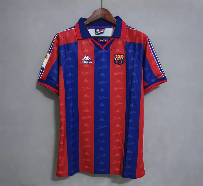 Retro Barcelona 1995-97 Home Jersey #RONALDO9
