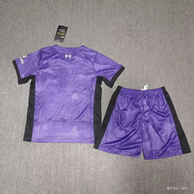 Kids Liverpool 2023/24 3rd Jersey & Shorts