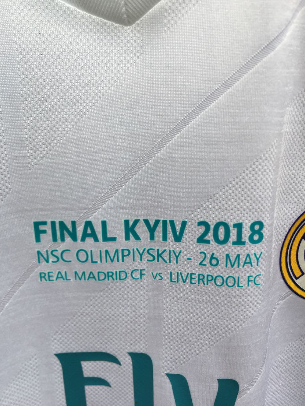 Retro Real Madrid UCL Final 2017/18 Jersey Ronaldo 7 Messi Modric