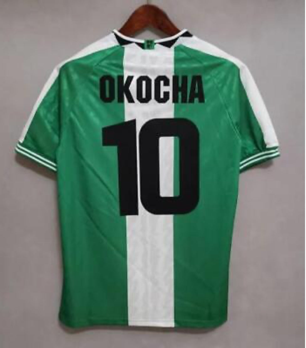 Retro Nigeria 1996 Home Jersey - OKOCHA 10