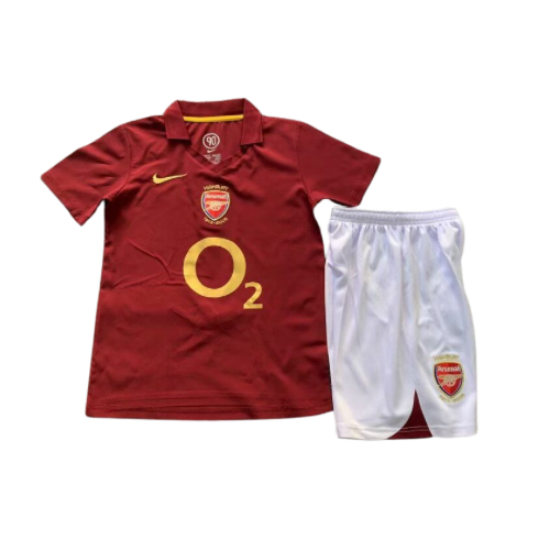 Retro Kids Arsenal 05/06 Jersey With Shorts