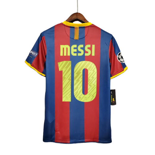Retro Barcelona 10/11 Home Jersey Messi 10 UCL Final
