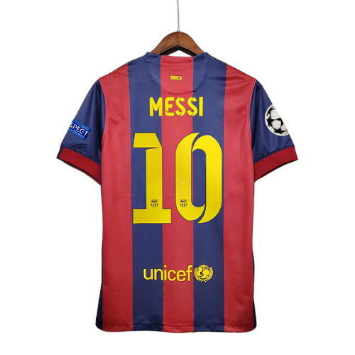 Retro Barcelona 14-15 Home Jersey UCL Final Messi 10