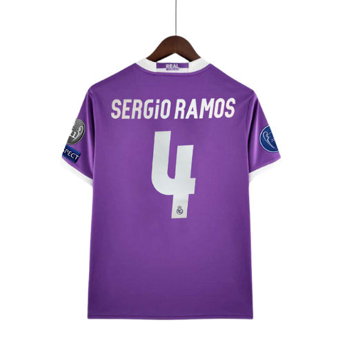 Retro Sergio Ramos Real Madrid 2017/18 Purple Jersey