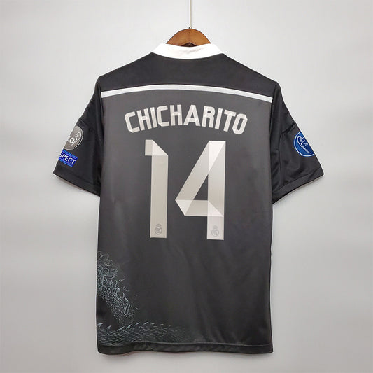 Retro Real Madrid 2014/15 Black Third Kit Chicharito 14