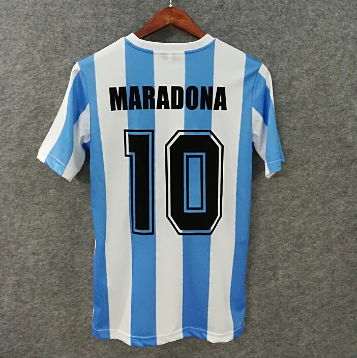 Retro Argentina 1986 Home Jersey Maradona 10