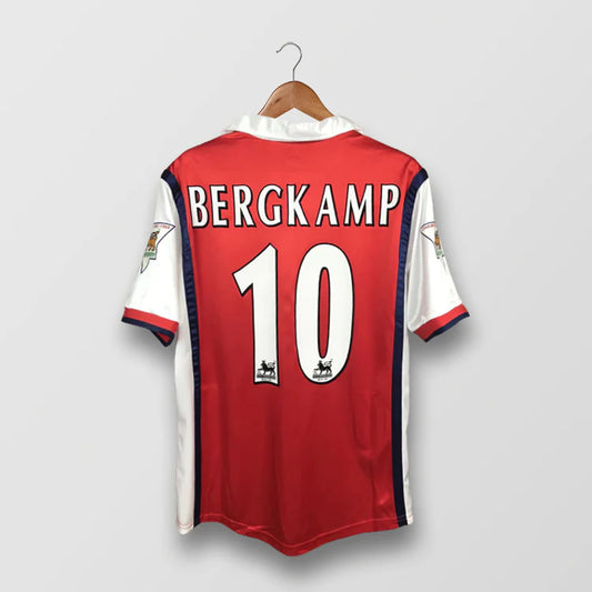Retro Arsenal 1998 Jersey Dennis Bergkamp