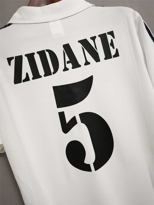 Retro Real Madrid 01/02 Jersey Zinedine Zidane 5