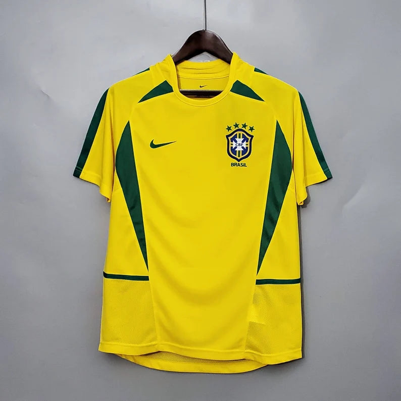 Retro Brazil 2002 Home Jersey